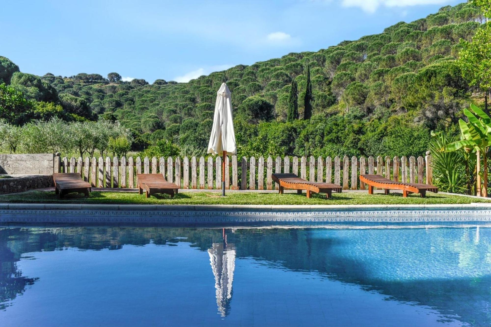 Bicentennial House In Porto De Mos With Mountain View And Pool Exteriör bild